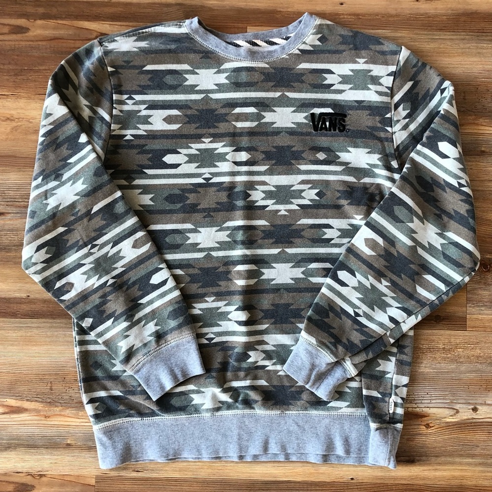 Vans camouflage sweatshirt size medium